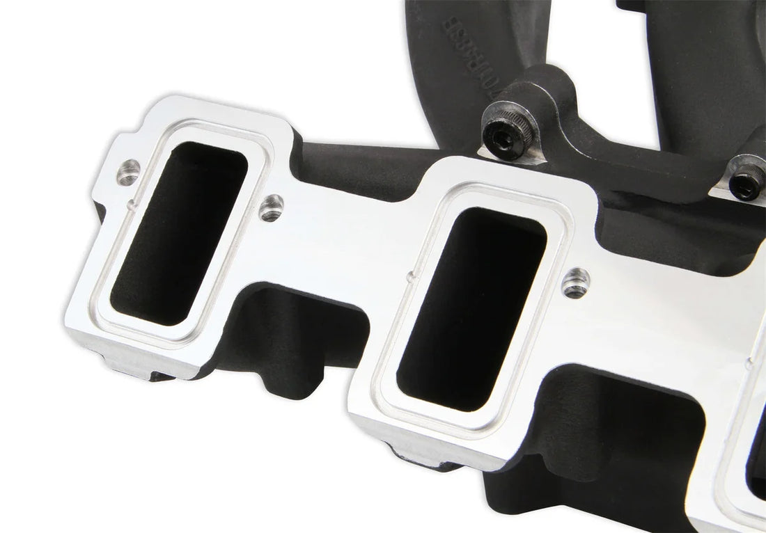 Holley Holley Single Plane Split-Design Race Intake Manifold- GM LS3/L92- Black-4150 300-291BK - Additional View 12