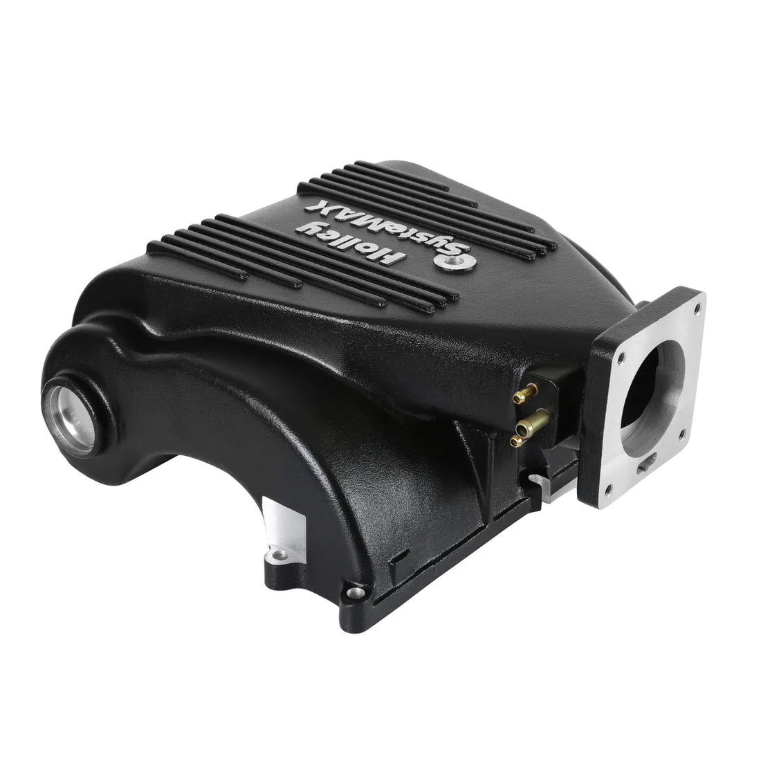 Holley Holley SysteMAX Intake - Ford Small Block V8 - Black Ceramic Coated 300-72BK - Installation View
