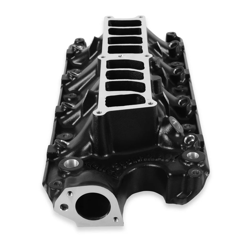 Holley Holley SysteMAX Intake - Ford Small Block V8 - Black Ceramic Coated 300-72BK - Additional View 5