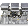 Load image into Gallery viewer, Holley Holley Tri-Power 3x2 SBC Intake and Carburetor Kit 300-522SA - Installation View