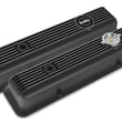 Load image into Gallery viewer, Holley Holley Valve Covers - Muscle Series - Finned - SBC - Satin Black Machined 241-135 - Main Product View