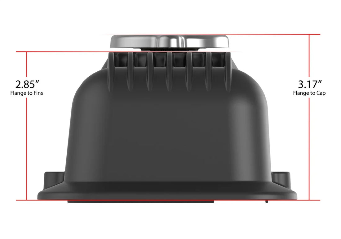 Holley Holley Valve Covers - Muscle Series - Finned - SBC - Satin Black Machined 241-135 - Detail View