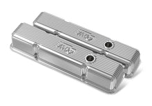 Load image into Gallery viewer, Holley Holley Valve Covers - Vintage Series - Finned - SBC - Polished - Main Product View