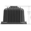 Load image into Gallery viewer, Holley Holley Valve Covers - Vintage Series - Finned - SBC - Satin Black Machined - Side View