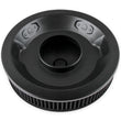Load image into Gallery viewer, Holley Holley branded 14" Black Air Cleaner assembly with reusable gauze filter element 120-102B - Back View