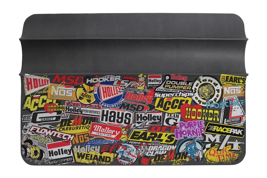 Holley Holley/MSD Sticker Bomb Fender Cover - (36" x 26") 36-445 - Main Product View