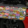 Load image into Gallery viewer, Holley Holley/MSD Sticker Bomb Fender Cover - (36" x 26") 36-445 - Side View