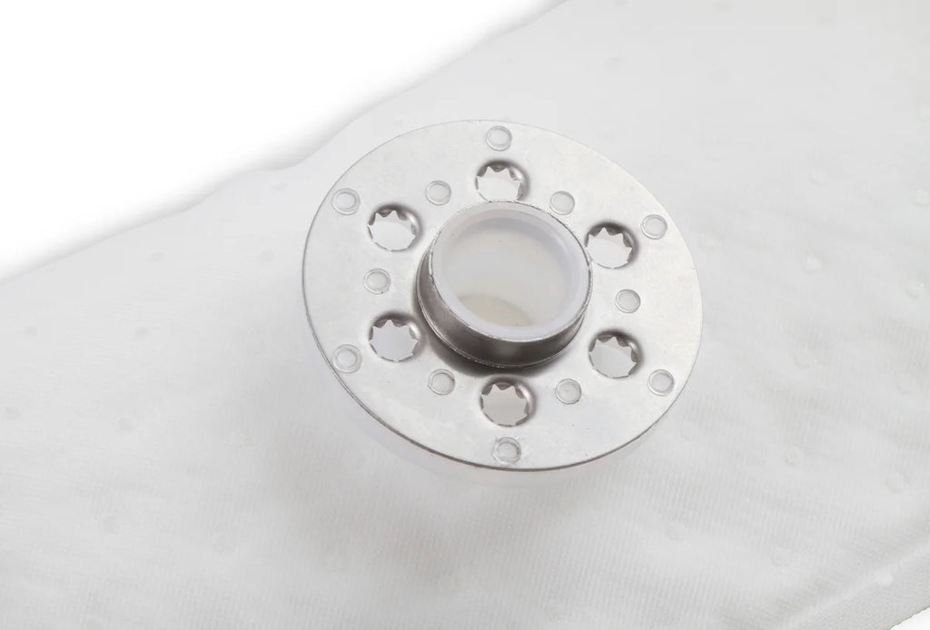 Holley Hydramat (3x8) 11MM Center Outlet w/6 Lock Pin Position - Installation View