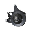 Load image into Gallery viewer, Holley Hydraulic Power Steering Add-on System for LT4 Wet Sump Engines- Black Finish 20-222BK - Back View