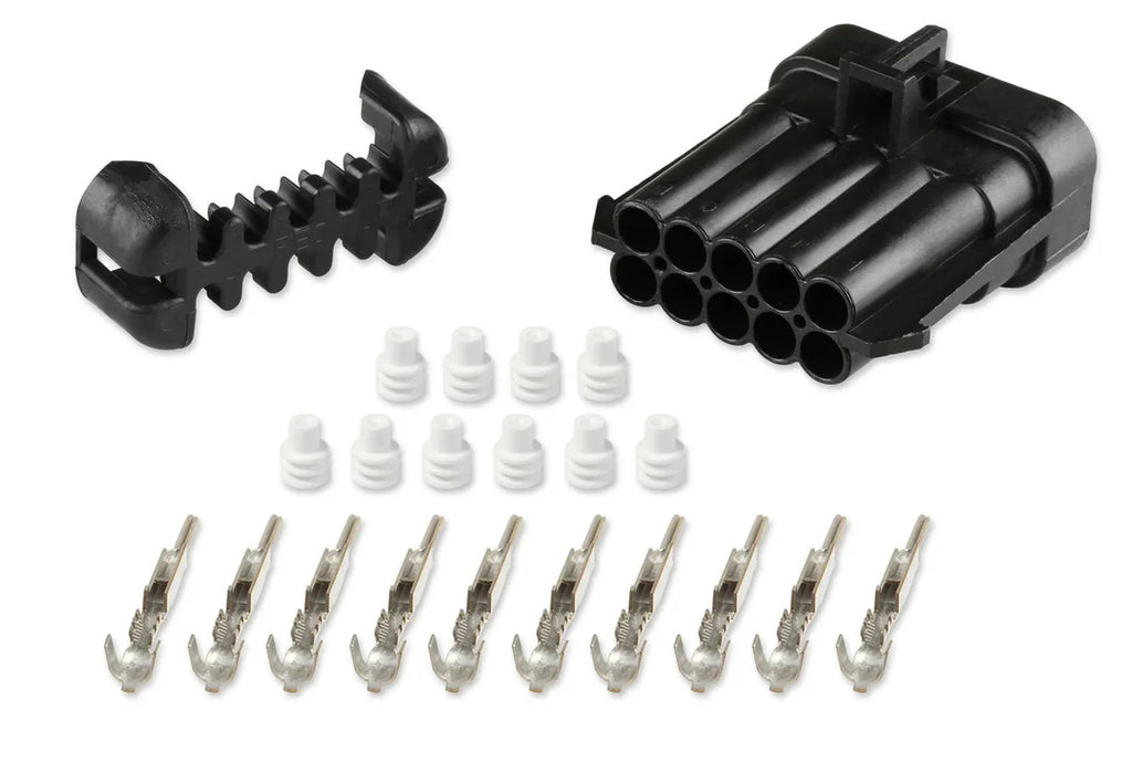 Holley Ignition Sub-Harness Male Connector  10-PIn 570-204
