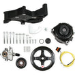 Load image into Gallery viewer, Holley Includes Alternator, Power Steering Pump &amp; Pulleys 20-143BK - Side View