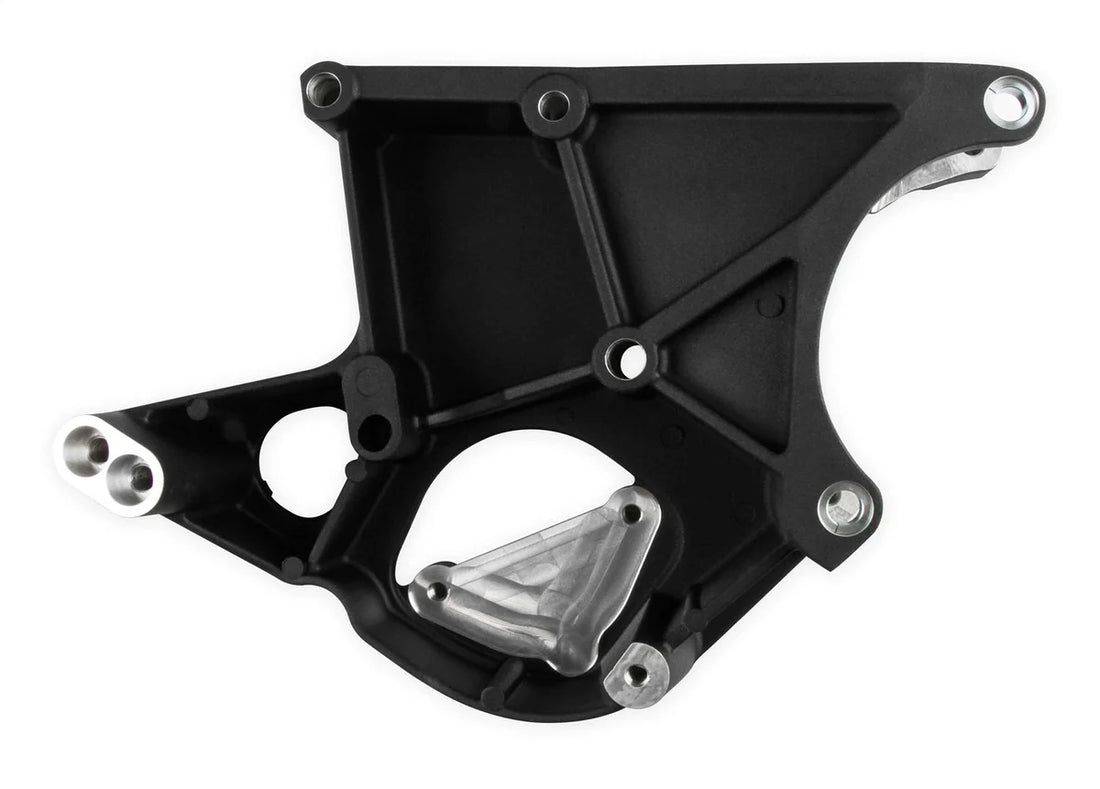 Holley Includes Alternator, Power Steering Pump & Pulleys 20-143BK - Back View