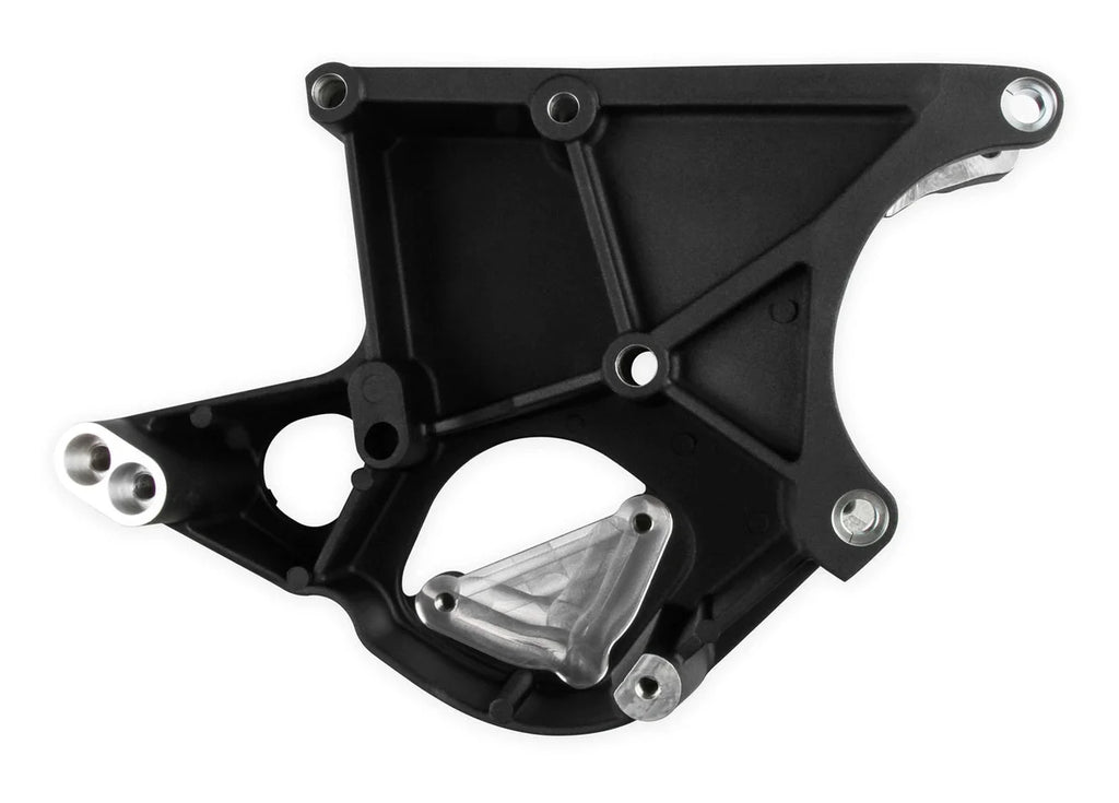 Holley Includes Alternator, Power Steering Pump & Pulleys 20-143BK - Back View