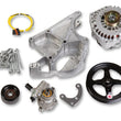 Load image into Gallery viewer, Holley Includes Alternator, Power Steering Pump &amp; Pulleys - Side View