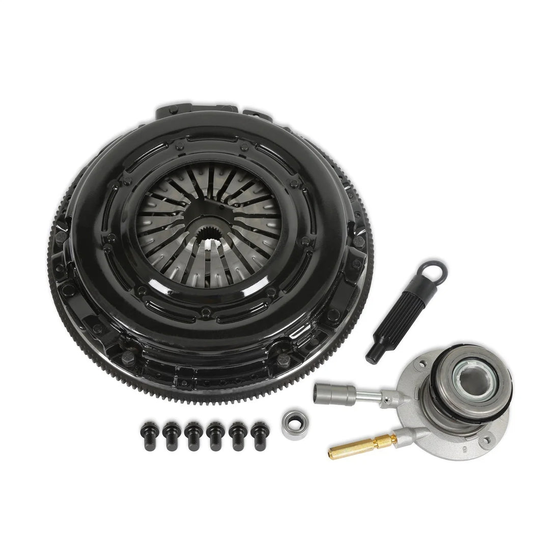 Holley - Includes Flywheel, Clutch, Hydraulic Release Bearing, Hardware 319-575 - Side View