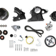 Load image into Gallery viewer, Holley Includes R4 A/C Compressor, Alternator, Power Steering Pump, Belt &amp; Pulleys 20-136BK - Side View
