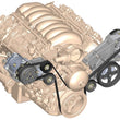 Load image into Gallery viewer, Holley Includes SD508 A/C Compressor, Alternator, P/S Pump, Tensioner, Belt, &amp; Pulleys - Main Product View