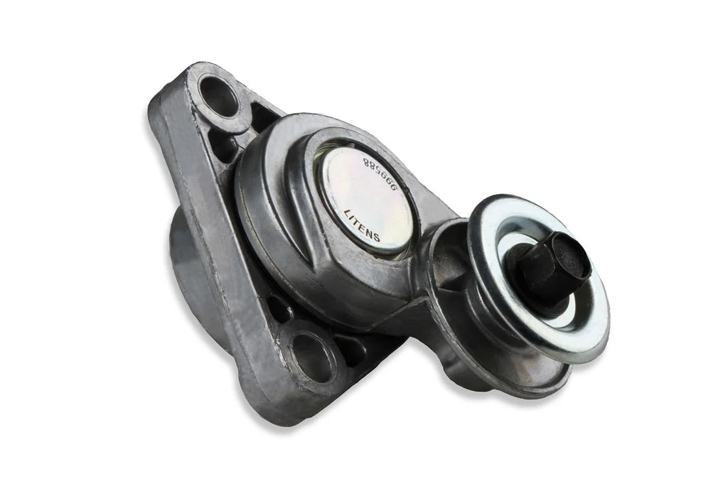 Holley - Includes SD508 A/C Compressor, Tensioner, & Pulleys- Black Finish 20-141BK - Back View