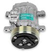 Load image into Gallery viewer, Holley Includes SD7 A/C Compressor, Alternator, P/S Pump, Tensioner, Belt, &amp; Pulleys 20-162 - Back View