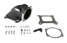 Load image into Gallery viewer, Holley Intake Elbow 4150 GM LS TB Flange - Black 300-240BK