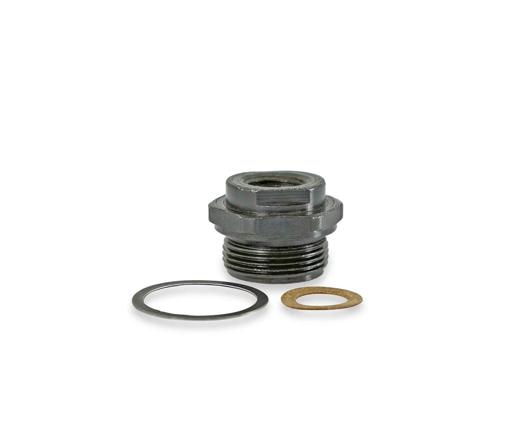 Holley Inverted Flare Fitting Tube 5/16" Thread 7/8-20 (A) x 1/2-20 (B) 26-27 - Main Product View