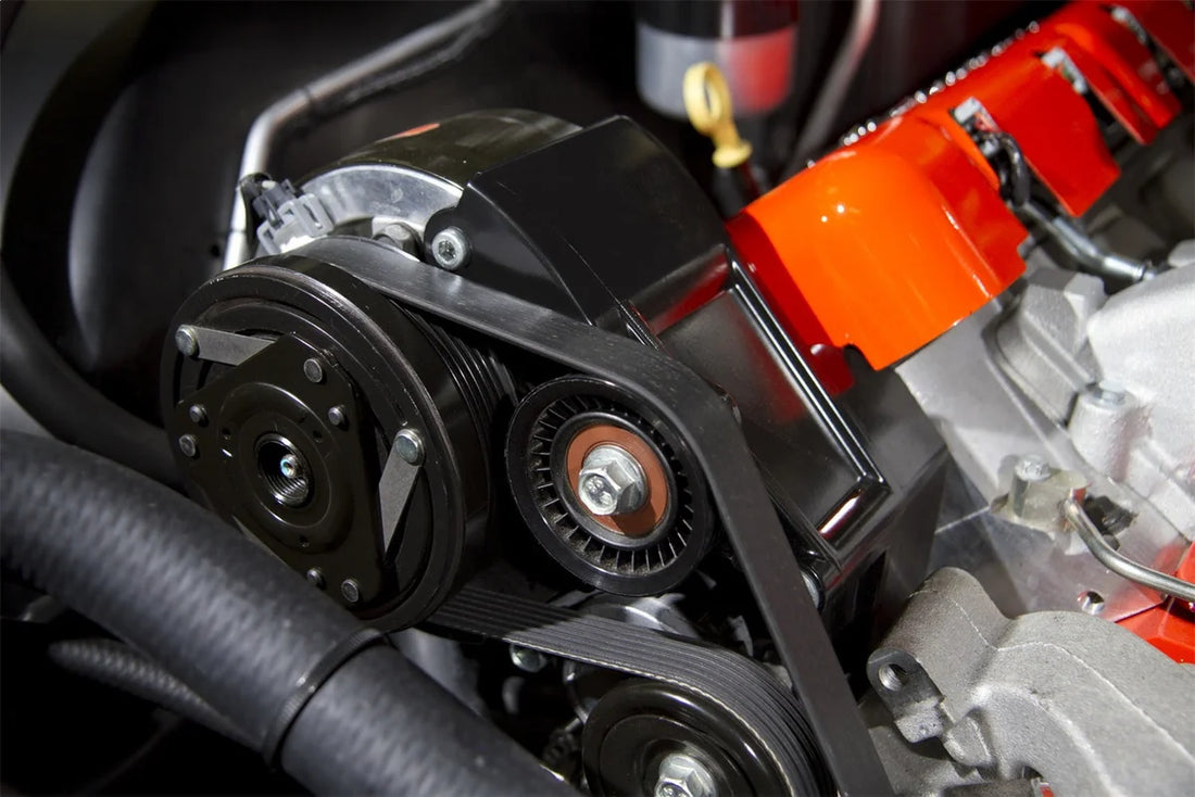 Holley LS A/C Accessory Drive Bracket 20-133 - Installation View