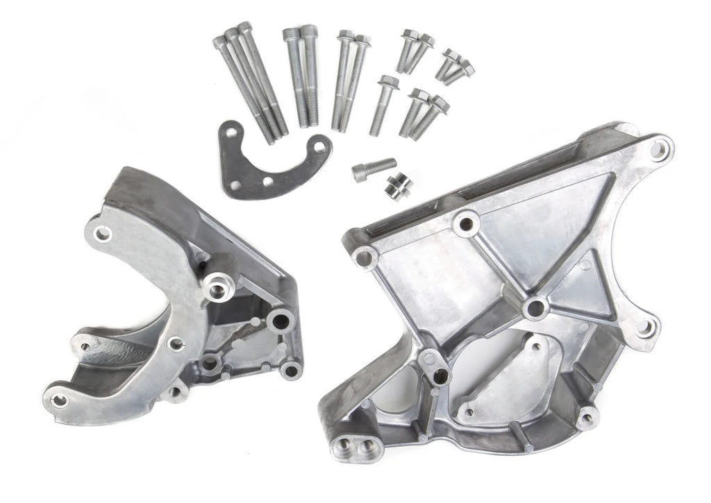 Holley LS ACCESSORY DRIVE BRACKET - A/C, P/S & ALT BRACKETS - Side View