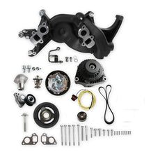 Load image into Gallery viewer, Holley LS Engine Drive includes Alternator, Tensioner, Crank Damper, Belt, &amp; Pulleys 20-187BK - Main Product View