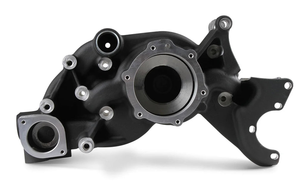 Holley LS Engine Drive includes Alternator, Tensioner, Crank Damper, Belt, & Pulleys 20-187BK - Side View
