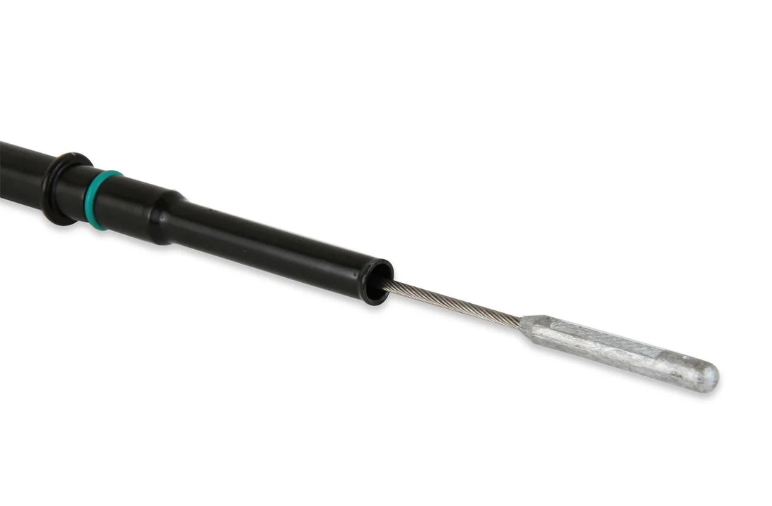 Holley LS Oil Dipstick and Tube Kit for use with LS Retro-fit Oil Pans 302-15 - Installation View
