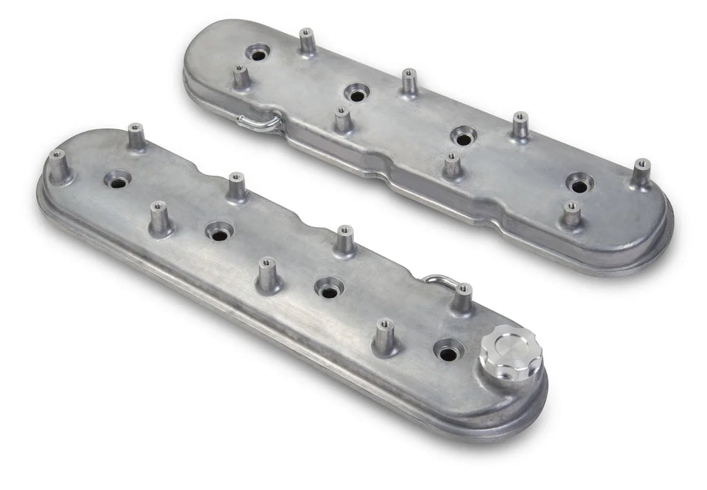 Holley LS Valve Covers - Natural Cast 241-88 - Main Product View