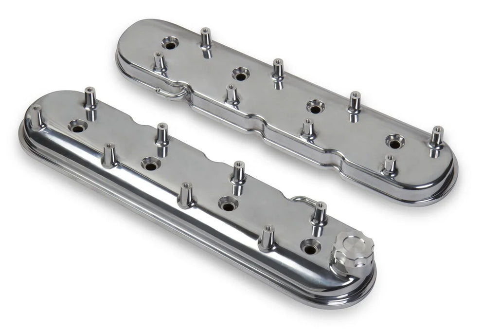 Holley LS Valve Covers - Polished 241-90 - Main Product View