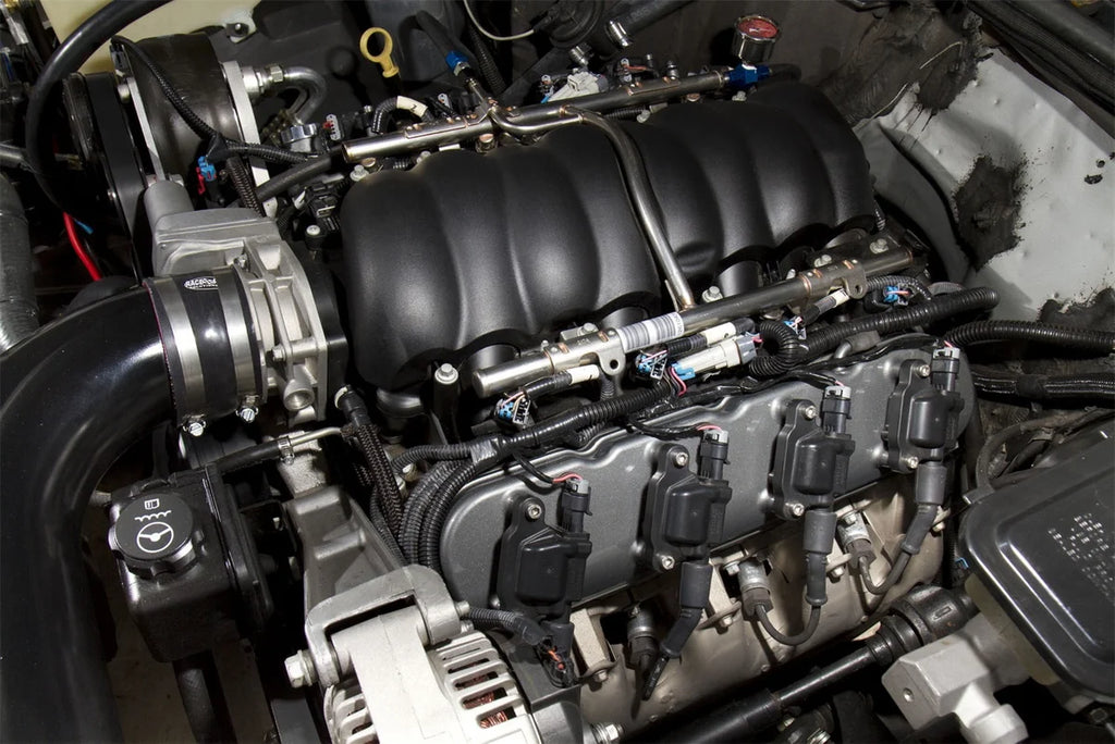 Holley LS Valve Covers - Polished 241-90 - Installation View