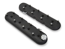 Load image into Gallery viewer, Holley LS Valve Covers - Satin Black Textured Finish 241-91 - Main Product View