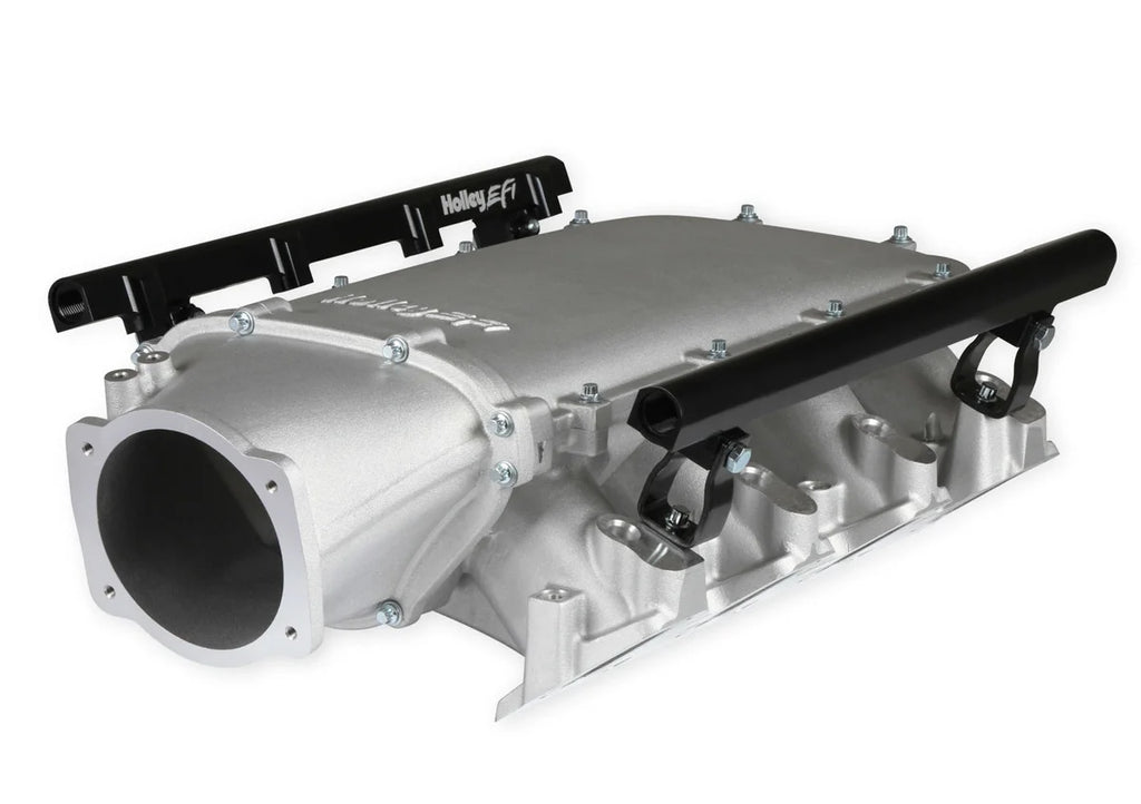 Holley LS3 Low Ram Intake Kit Single Injector Frt Feed 300-680