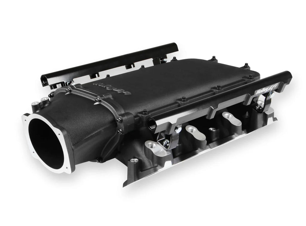 Holley LS3 Low Ram Intake Kit Single Injector Frt Feed 300-680BK