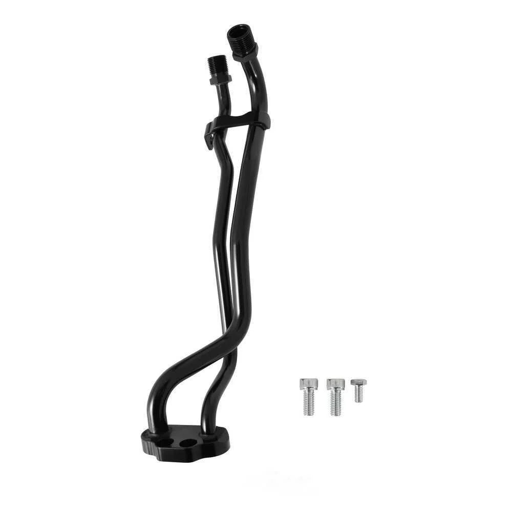 Holley Line Adapter Manifold for SD7 A/C Compressor - SBF, Passenger Side Exit 97-444 - Main Product View