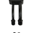 Load image into Gallery viewer, Holley Line Adapter for SD7 Air Condtioning Compressor-Black 199-201BK - Side View