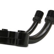 Load image into Gallery viewer, Holley Line Adapter for SD7 Air Condtioning Compressor-Black 199-201BK - Installation View