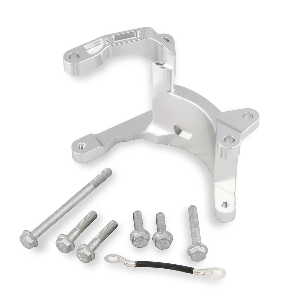 Holley Low Mount A/C Brackets for the Gen 5 LT4/LT1 Dry Sump Engines 20-210 - Main Product View