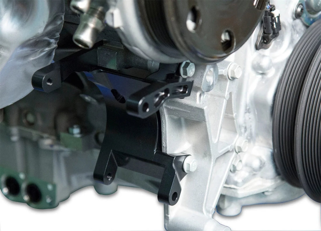 Holley Low Mount A/C Brackets for the Gen 5 LT4/LT1 Dry Sump Engines 20-210 - Additional View 8