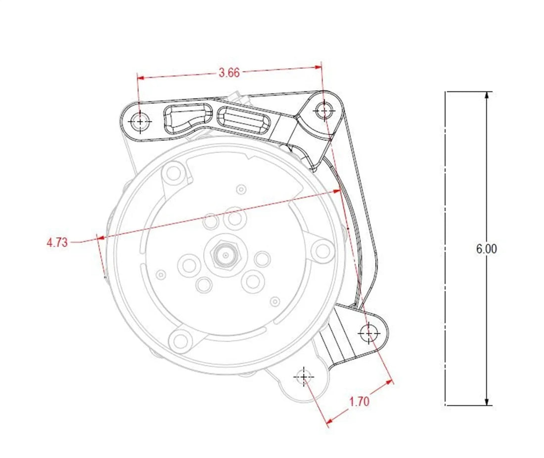 Holley Low Mount A/C Brackets for the Gen 5 LT4/LT1 Dry Sump Engines 20-210 - Additional View 9