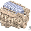 Load image into Gallery viewer, Holley Low-Profile Intake Manifold - Black Powdercoat 300-900BK fits Godzilla - Side View