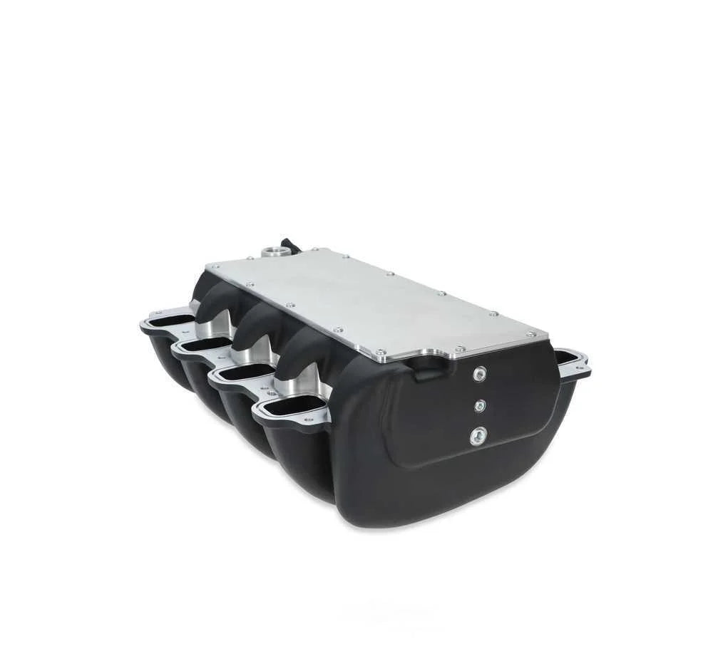 Holley Low-Profile Intake Manifold - Black Powdercoat 300-900BK fits Godzilla - Additional View 12