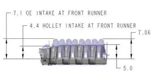 Load image into Gallery viewer, Holley Low-Profile Intake Manifold - Natural Finish 300-900 fits Godzilla - Installation View