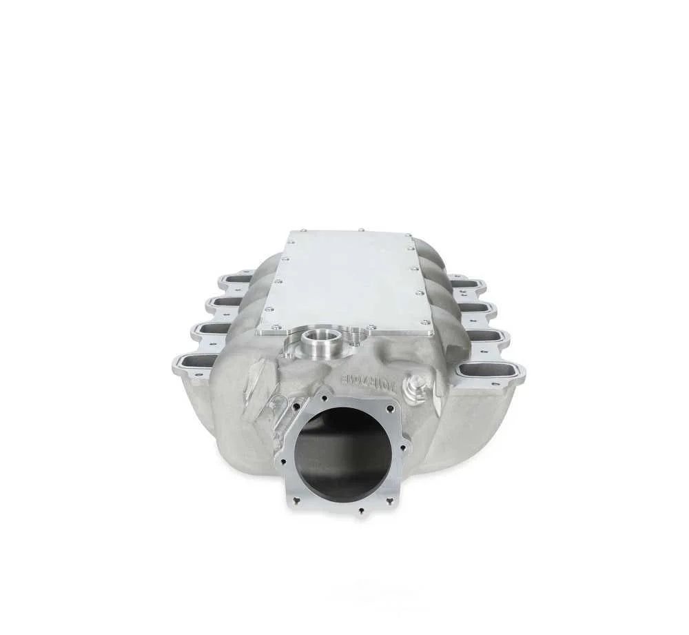 Holley Low-Profile Intake Manifold - Natural Finish 300-900 fits Godzilla - Additional View 9