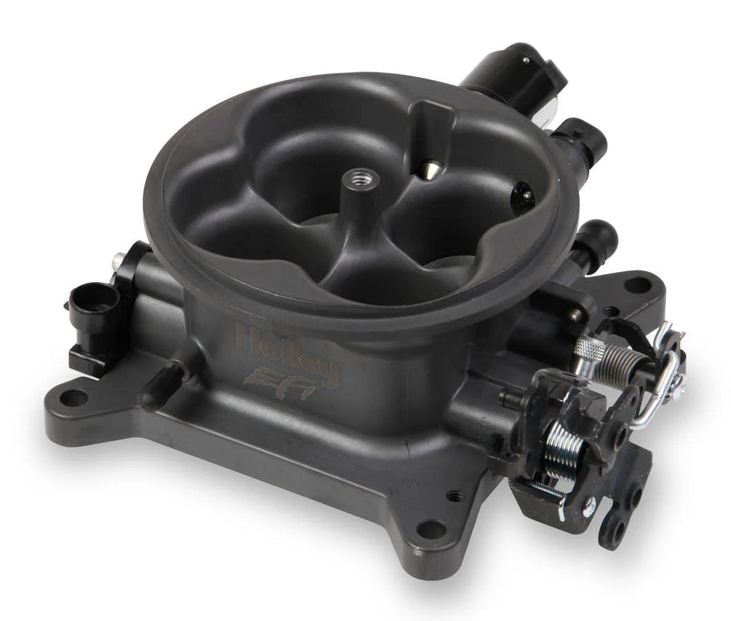 Holley MPFI Throttle Body 1000 CFM Hard Core Gray 112-587
