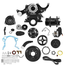 Load image into Gallery viewer, Holley Mid-Mount Complete Accessory Drive - Black Finish 20-370BK fits Ford Small Block - Main Product View