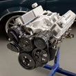 Load image into Gallery viewer, Holley Mid-Mount Complete Accessory Drive - Black Finish 20-370BK fits Ford Small Block - Installation View