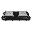 Load image into Gallery viewer, Holley Mid-Rise Plenum Base Adapter Kit - GM LS1/LS2/LS6 - Black 300-267BK - Back View